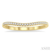 .10CTRDDM CURVED BAND YG 14K-H*